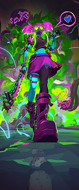 Bubblegum Deathwish Card
